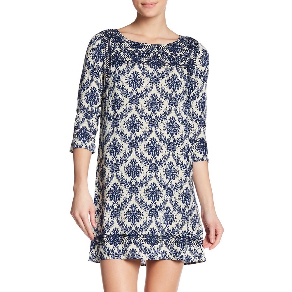 THML Patterned 3/4 Sleeve Dress